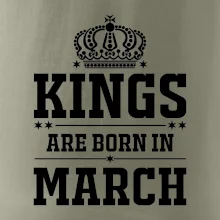 Kings are born in March