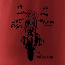 Motorka kresba live fast