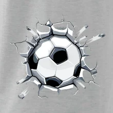 Futbalová lopta v triku Futbalová lopta v triku