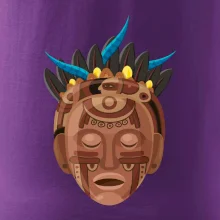 Mayová maska hnedá