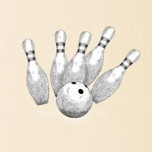 Bowling kresba