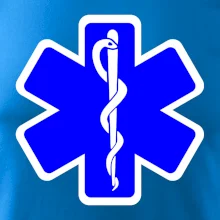 Rescue - Hviezda na prsníku + nápis na chrbte Rescue - Hviezda na prsníku + nápis na chrbte