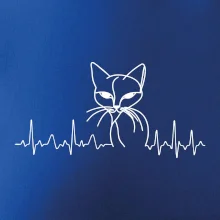 EKG krivka mačka