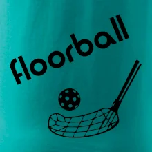 Floorball nápis šikmo