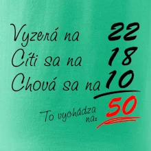 Vyzerá, cíti sa, chová sa - 50 rokov Vyzerá, cíti sa, chová sa - 50 rokov