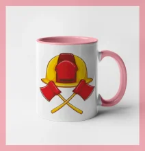 Hasičská helma a sekera