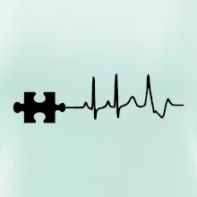 EKG puzzle rozpojené