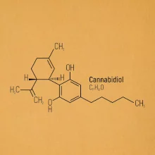 Molekulárna štruktúra CBD (Canabidiol)