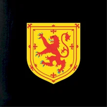 Škótsky lev na hrudi