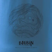 Boubín - vrstevnice v kruhu