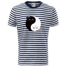 Mačky jin jang farebné Mačky jin jang farebné