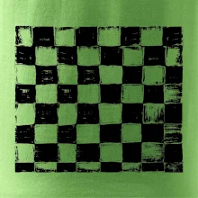 Šachovnica čierna kreslená