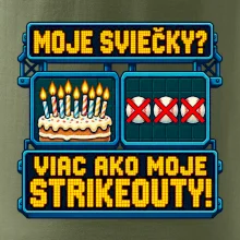 Moje sviečky viac ako moje strikeouty