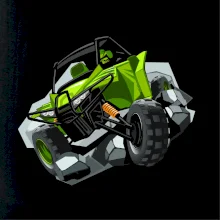 ATV bugina zelená ATV bugina zelená