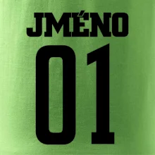 Hokejový dres - vlastné meno a číslo