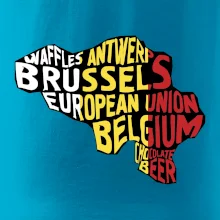 Mapy - názvy miest - Belgicko