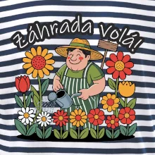 Záhrada volá - záhradník a slnečnice