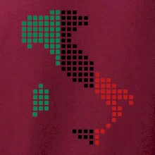 Taliansko obrys vlajka