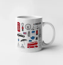 Velká Británie - kreslené ikonky