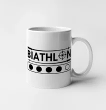 Biathlon terč a hůlky