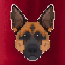 Nemecký ovčiak - Rozpixelovaný