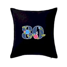 Kvetinové číslo kreslené - 80