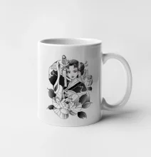 Japonsko - žena s mečom Japonsko - žena s mečom