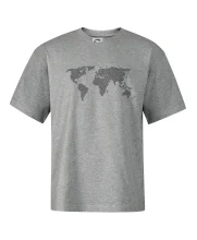 Mapa sveta odtlačok