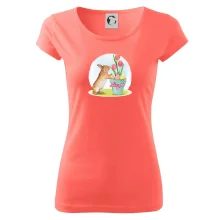 Veľkonočný zajačik tulipány