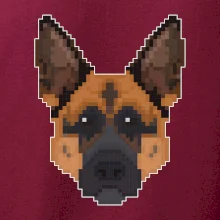 Nemecký ovčiak - Rozpixelovaný