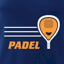 Padel - oranžová raketa