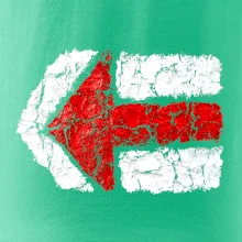 Párová turistická značka  červená