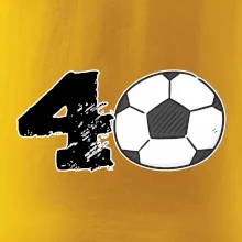 Futbal okrúhle narodeniny 40 Futbal okrúhle narodeniny 40