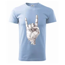 Rocková ruka kreslená