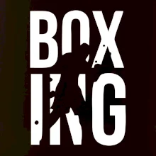 Nápis Boxing Nápis Boxing