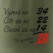Vyzerá, cíti sa, chová sa - 70 rokov Vyzerá, cíti sa, chová sa - 70 rokov