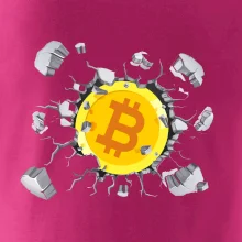 Bitcoin v tričku Bitcoin v tričku