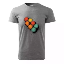 Petanque guľa kresba