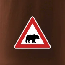 Dopravná značka - Pozor ľadový medveď