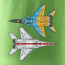 Mig 29 Fulcrum zo spoda a zo shora