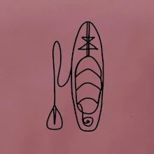 Paddleboard jedním tahem