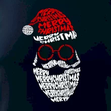 Merry Christmas obličej