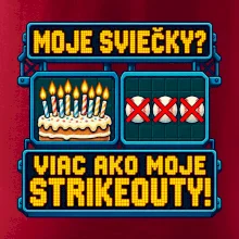 Moje sviečky viac ako moje strikeouty