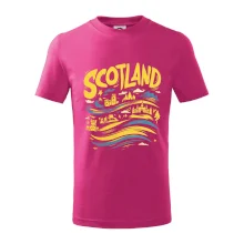 Scotland kreslené vlny