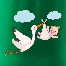 Bocian čakáme bábätko - dievča