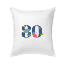 Kvetinové číslo kreslené - 80