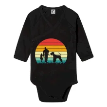 Bradáč a otec s dcérou