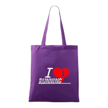 I love running dievča
