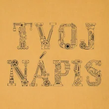 Steampunk vlastný nápis Steampunk vlastný nápis