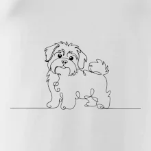 Havanský psík linka jedným ťahom